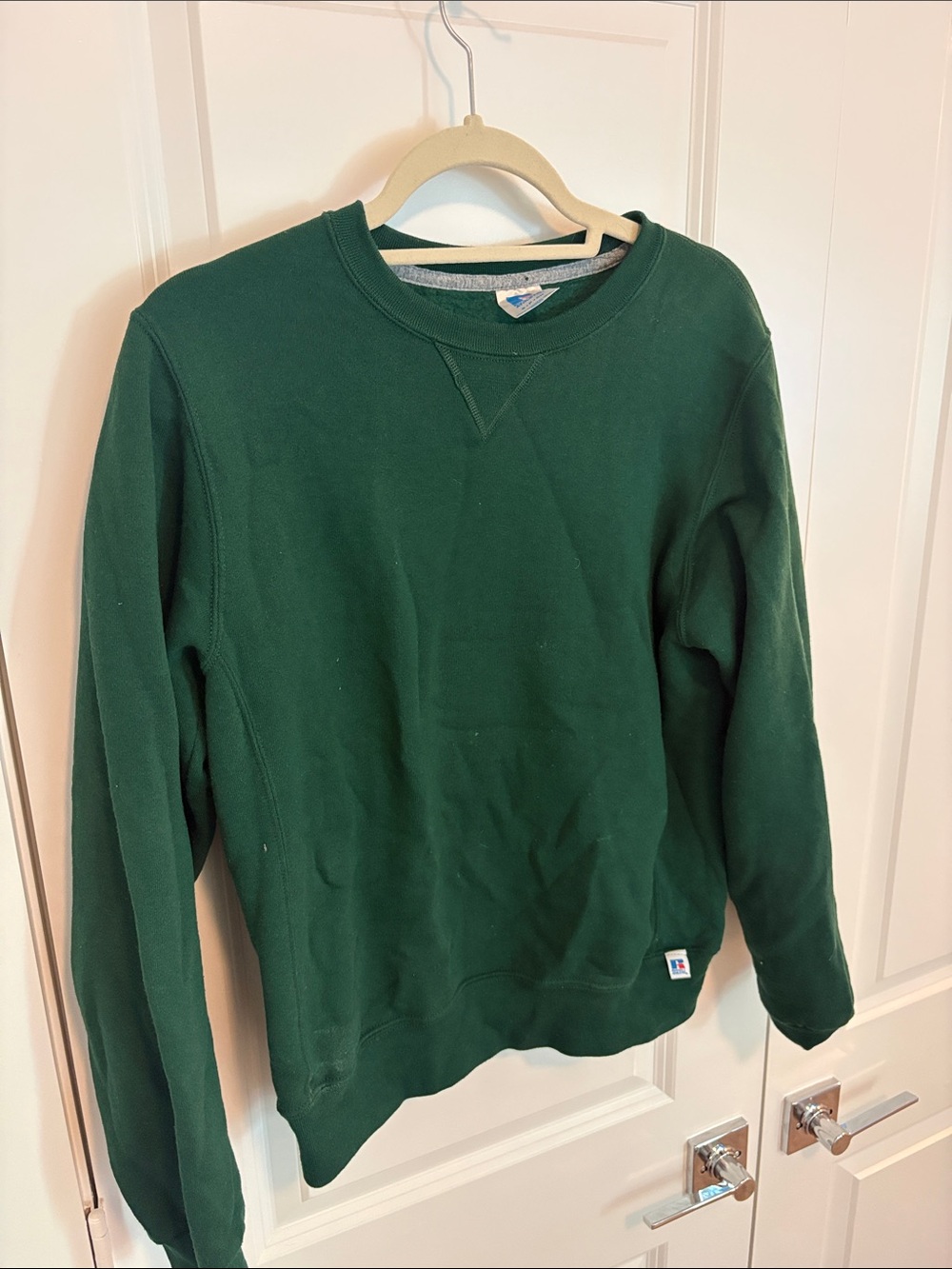 Russell Athletic Forest Green Men's Crewneck Sweatshirt